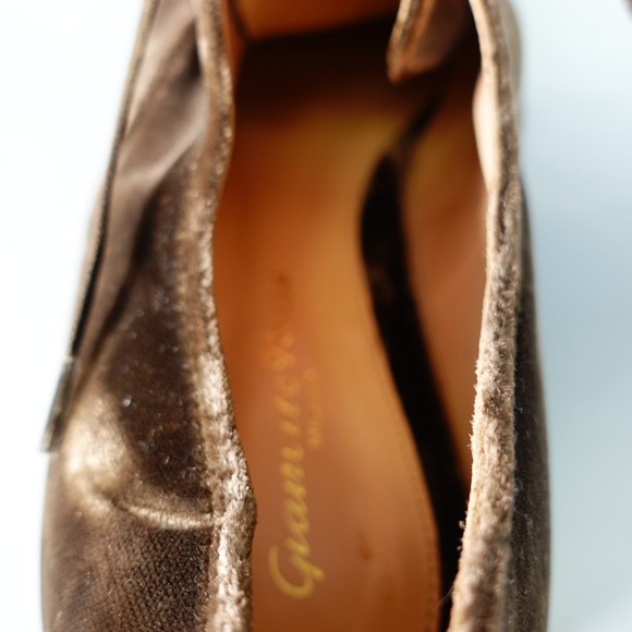 Gianvito Rossi Womens Leather 36 SINGLE SHOE Left Amputee Flat Oxford 6 NEW - Picture 7 of 12